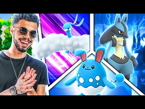 SÓ VALE TIME AZUL *pegamos um giratina* - POKÉMON GO | Cris |