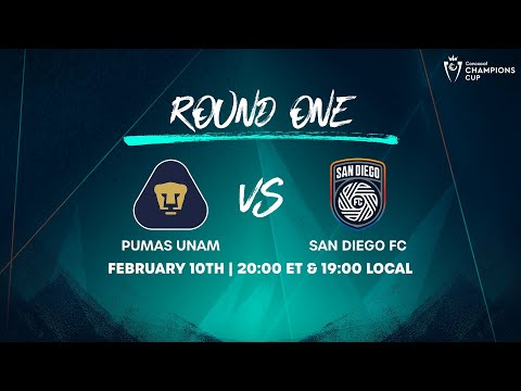 Pumas UNAM vs San Diego FC | 2026 Concacaf Champions Cup