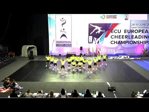 Cheer Estonia (EST) | Senior Hip hop Team - Final | ECU European Championship 2019