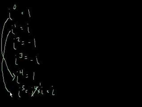 i and Imaginary Numbers