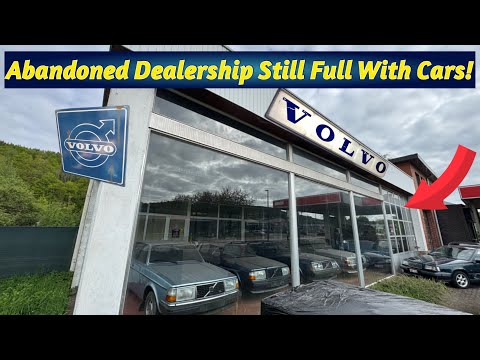 I Found A Time capsule Volvo Dealership Still Full With Cars Covered In Dust!!!