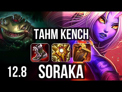 TAHM KENCH & Aphelios vs SORAKA & Jhin (SUP) | 1/1/15, 66% winrate | NA Master | 12.8