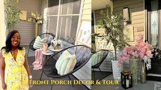 FRONT PORCH DECORATING IDEAS AND TOUR / How to Decorate A Front Porch