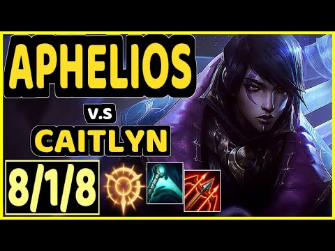 TALLY (APHELIOS) vs CAITLYN - 8/1/8 KDA BOTTOM ADC CHALLENGER GAMEPLAY - OC
