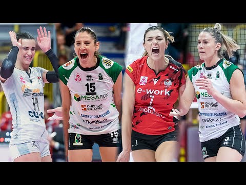 ALL "MEGA RALLY" of the Match Busto Arsizio - Vallefoglia | Lega Volley Femminile 2022/23