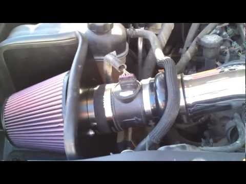 K&N 77 Series Performance Cold Air Intake system on 08 Silverado