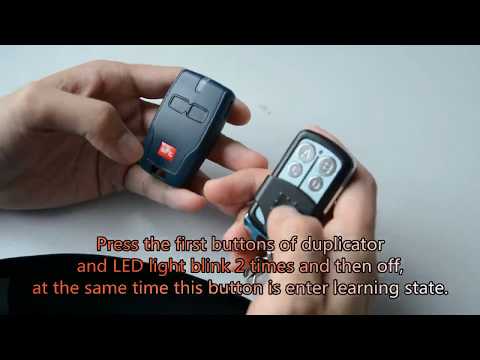 How to copy a BFT MITTO 2 remote control with YET019-D4