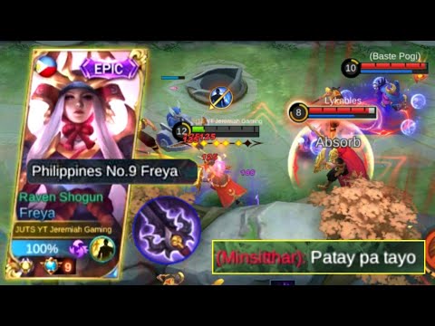 OP BUILD FOR FREYA! | TOP GLOBAL FREYA | FREYA BEST BUILD 2021 | FREYA GAMEPLAY | MUST WATCH | MLBB✓