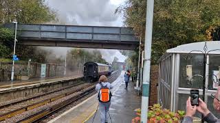 sir Nigel Gresley leaving the bluebell railway