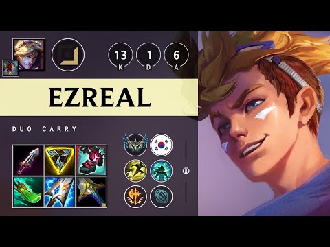 Ezreal ADC vs Senna - KR Challenger Patch 25.13
