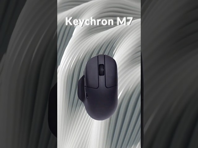 Maus Keychron M7-A1 Bluetooth USB-C 26000DPI Schwarz Ergonomisch Leicht Mini-Empfänger video