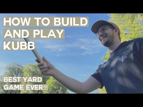 THE BEST YARD GAME EVER // HOW TO BUILD AND PLAY KUBB