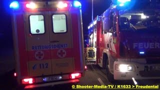 preview picture of video 'Schwerer VU mit Mini Cooper auf der K1633 [LB] | Feuerwehr Löchgau mit langwieriger Rettungsaktion'