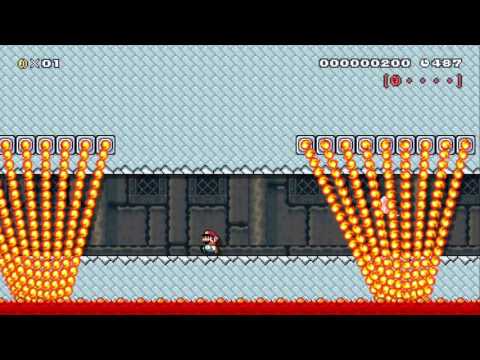 ファイヤバーの城 by だいき ~ FIRST CLEAR! - SUPER MARIO MAKER - NO COMMENTARY 1AU