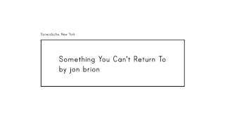 Jon Brion - Something You Can't Return To