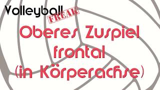 Pritschen / oberes Zuspiel frontal