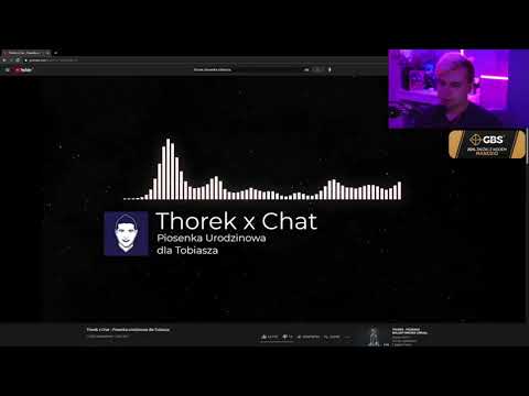 Mandzio ogląda Thorek x Chat - Piosenka urodzinowa dla Tobiasza #shorts