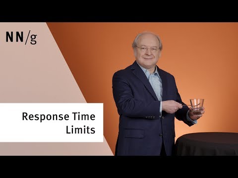 Response Time Limits: Article by Jakob Nielsen - NN/G