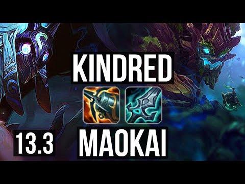 KINDRED vs MAOKAI (JNG) | 9/1/14, 1.6M mastery, 300+ games, Dominating | EUW Diamond | 13.3