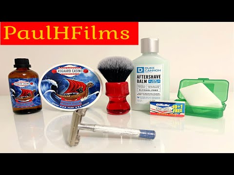 Gillette Blue Tip M.M.G.P. "Norse Spice" Shaving Soap and Aftershave