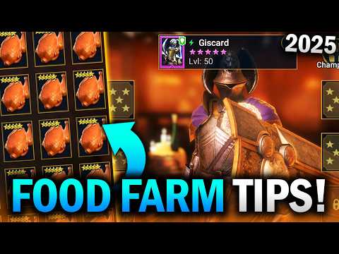 FARM FOOD LIKE THIS! FAST Level 60s and Endless Chickens - Raid Shadow Legends Tips