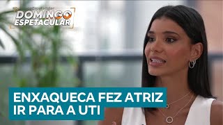Ex-peoa Jakelyne Oliveira dá detalhes sobre enxaqueca que a levou para a UTI