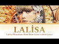 LISA LALISA Lyrics (리사 LALISA 가사) (ColorCoded Lyrics)