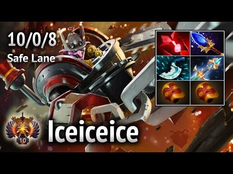 Iceiceice — Timbersaw (Safe Lane). Full game