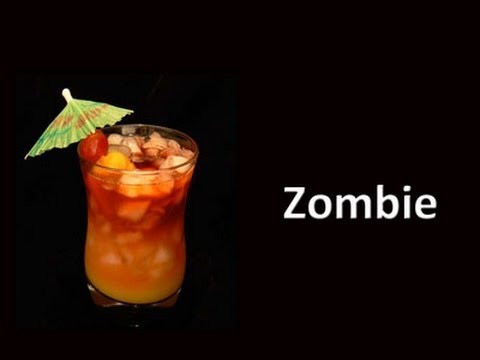 Zombie Cocktail Drink Recipe