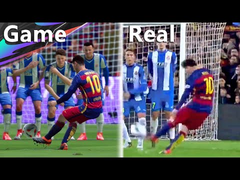 Lionel Messi‘s Best Free Kicks Recreated
