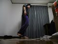 片足スクワット100回 One leg 100 Squats