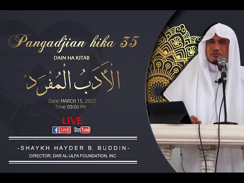 PANGADJIAN HIKA  35 DAIN HA KITAB AL-ADABUL MUFRAD