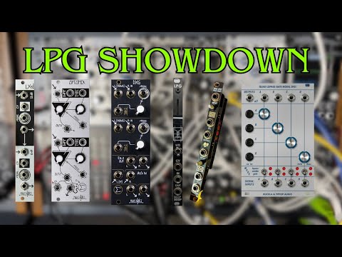 Analog Low Pass Gate  audio comparison (Eurorack)