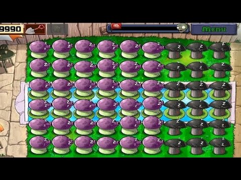 PVZ -  Last Stand -Protecting the Fume-Shroom, Must watch how the Doom-Shroom can Protect!!!