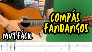 FANDANGO COMPÁS TO BEGIN WITH FLAMENCO GUITAR