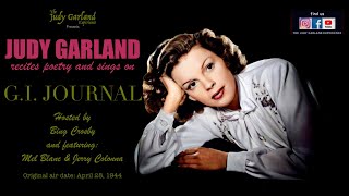 JUDY GARLAND G.I. Journal MEL BLANC BING CROSBY JERRY COLONNA letters, poetry, and songs 1944 Radio