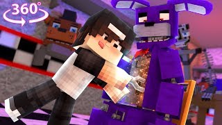 What's HAPPENED to BONNIE?! - 360° Five Nights At Freddy's Vision - Minecraft 360° VR Video