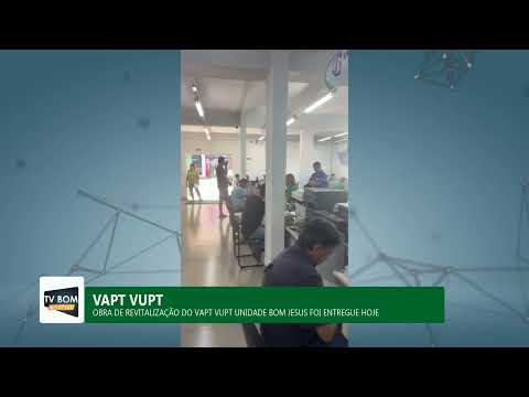 FOI ENTREGUE HOJE DE MANHÃ, A OBRA DE REVITALIZAÇÃO DO VAPT VUPT DO MUNICÍPIO DE BOM JESUS DE GOIÁS.
