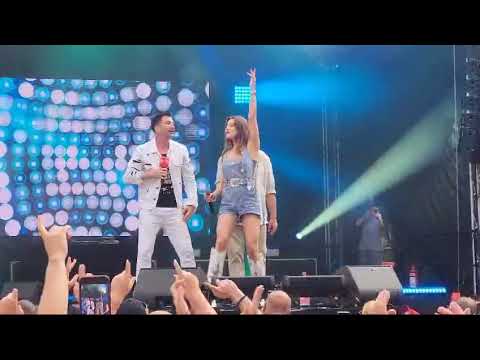 Lucas Cordalis & Joelina Drews & Achim Petry   beim Schlagerhammer