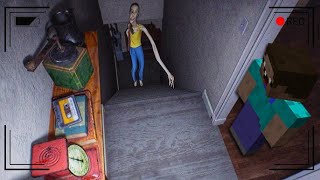 NOOB COMPRUEBA LA CAMARA DE LA CASA ENCANTADA A LAS 3 AM Y CONOCE EL FANTASMA ATERRADOR