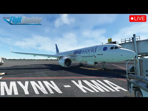New FlyByWire Sounds MYNN to KMIA (test stream)