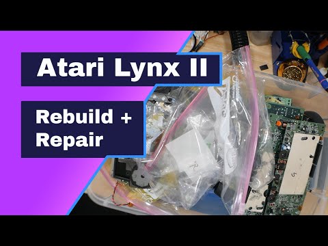 No Power? How to rebuild the power circuit on an Atari Lynx II #atari #lynx #repair #retro