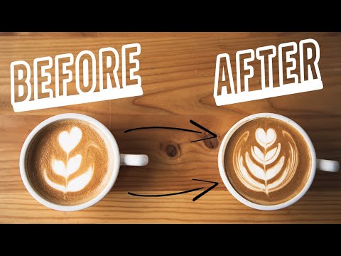 Latte Art Tutorial - Tulip (How to improve Tulip pattern)