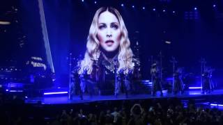 Madonna Performing Iconic Live. Rebel Heart Tour. Edmonton. October 11, 2015.
