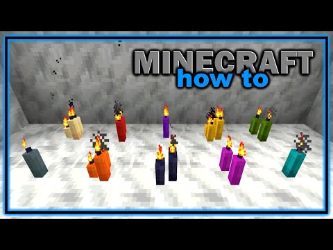 How to Craft and Use a Candle in Minecraft! (1.17+) | Easy Minecraft Tutorial
