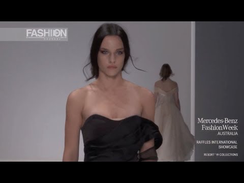 RAFFLES INTERNATIONAL SHOWCASE Resort 2019 Australia MBFW - Fashion Channel