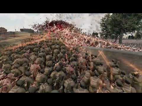 WW2 ARMY VS  6 MILLION ZOMBIE - Ultimate Epic Battle Simulator 2 - UEBS2