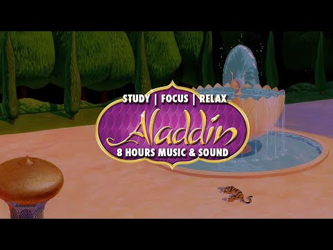 Jasmine’s Palace Garden Ambience 🌙 | 8 Hours of Relaxing Aladdin-Inspired Music