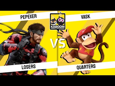 Pepexer (Snake) vs Vask (Diddy Kong) - LQF - Kaboom McAllen #30