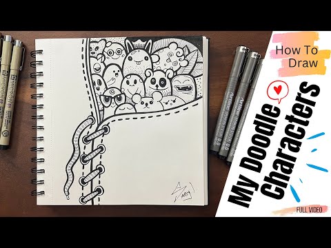 How to Draw Custom Doodle Cartoon Characters Tutorial for Beginners : 12  Steps - Instructables